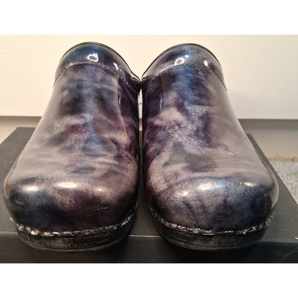 Dansko Marbled Patent Clog Nursing Comfort Shoe Womens Size 37 US 6.5-7 - Picture 1 of 13